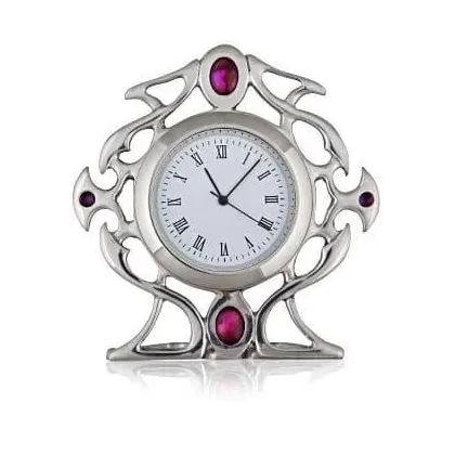 Zdjęcie Zegar w stylu celtycko-gotyckim z pewteru – stylowy prezent