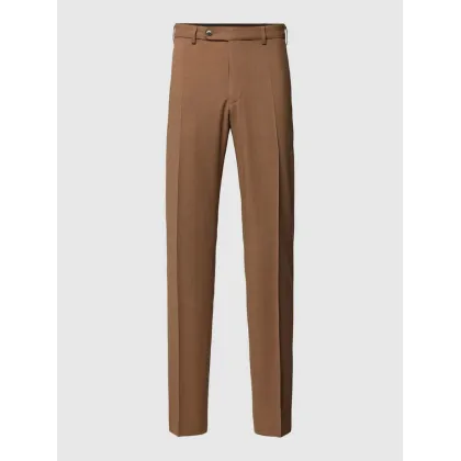 Zdjęcie Spodnie do garnituru o kroju slim fit z zapięciem na guzik