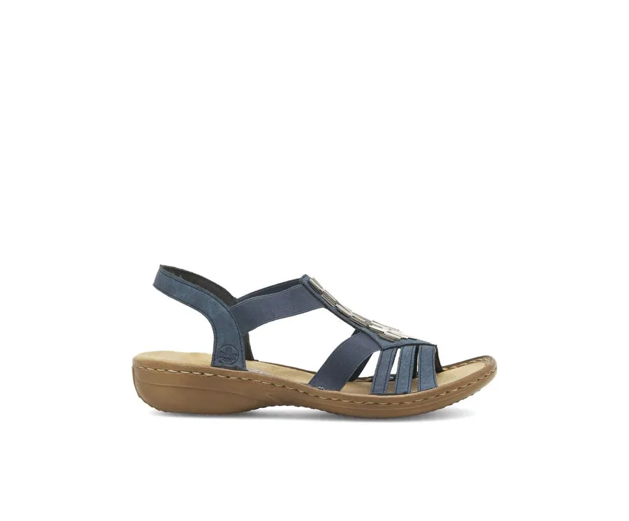 obrazek 1 Rieker Sandały 60800-14 Granatowy