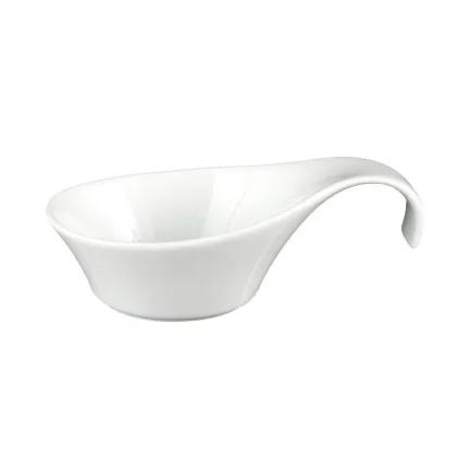 Zdjęcie Stylowa porcelanowa łyżeczka na stół o nowoczesnym kształcie - Seltmann Weiden