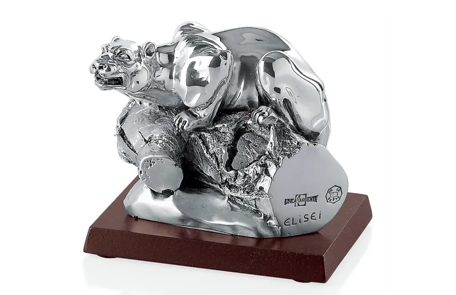 obrazek 1 Posrebrzana figurka pantery - sklep Luxury Products