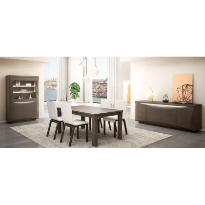 Zdjęcie Minimalistyczny zestaw brązowych mebli do salonu - Epoca