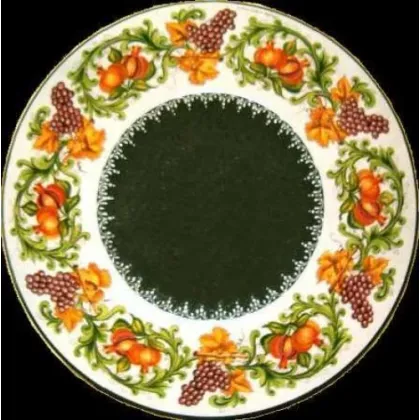 Zdjęcie Blat do ogrodu wykonany z lawy zdobiony motywem owoców - Ceramiche Valchida