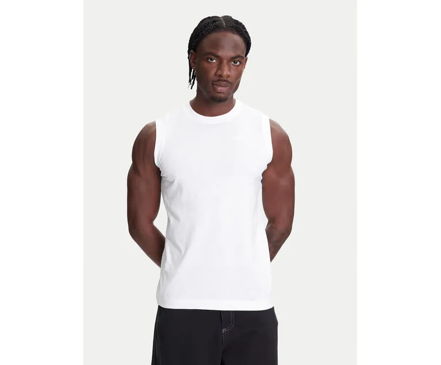 obrazek 1 Kappa Tank top Logo Corpo Cadwal 303HZB0 Biały Regular Fit