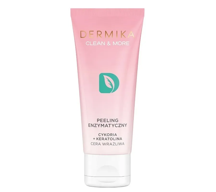 obrazek 1 Dermika Clean & More Peeling enzymatyczny do skóry wrażliwej 75 ml