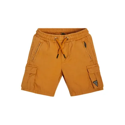 Zdjęcie Guess Szorty materiałowe N2RD01 D3XN0 Beżowy Regular Fit