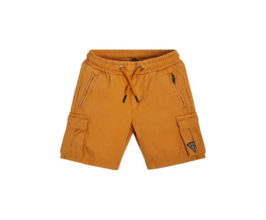 obrazek 1 Guess Szorty materiałowe N2RD01 D3XN0 Beżowy Regular Fit