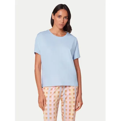 Zdjęcie Triumph Koszulka piżamowa Mix & Match 10218281 Błękitny Relaxed Fit
