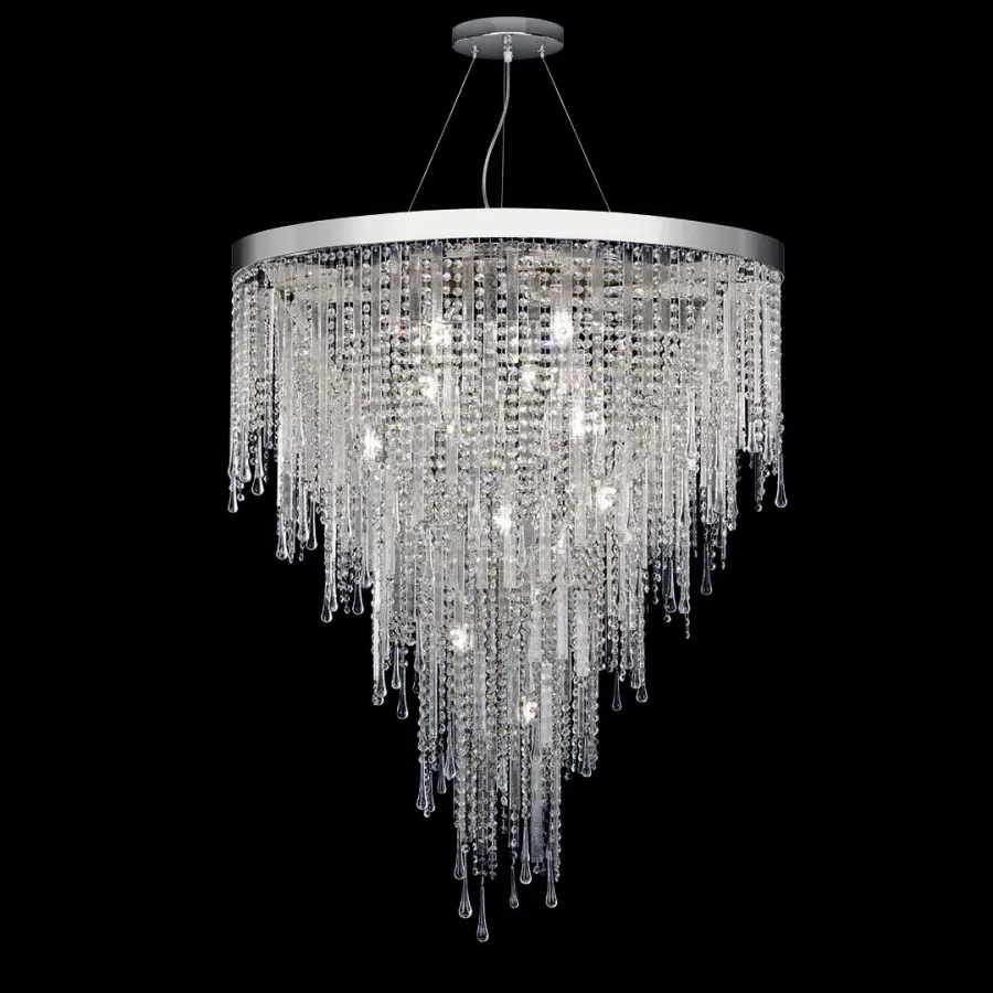 obrazek 2 Oryginalna włoska szklana lampa wisząca - szkło murano wykonane ręcznie