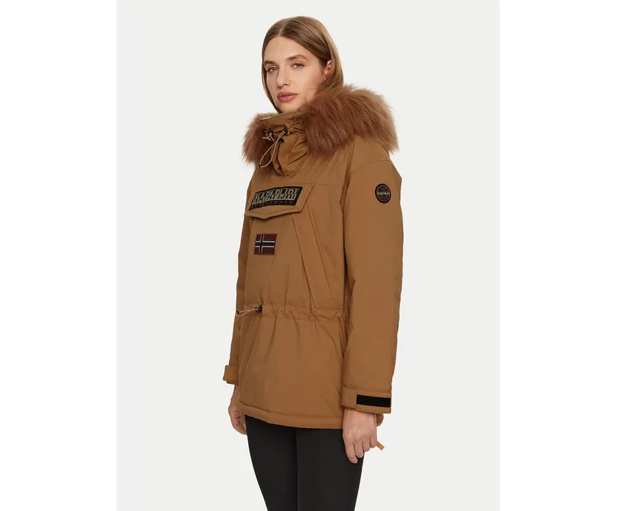 obrazek 1 Napapijri Kurtka anorak Skidoo W 2.0 NP0A4I5F Brązowy Regular Fit