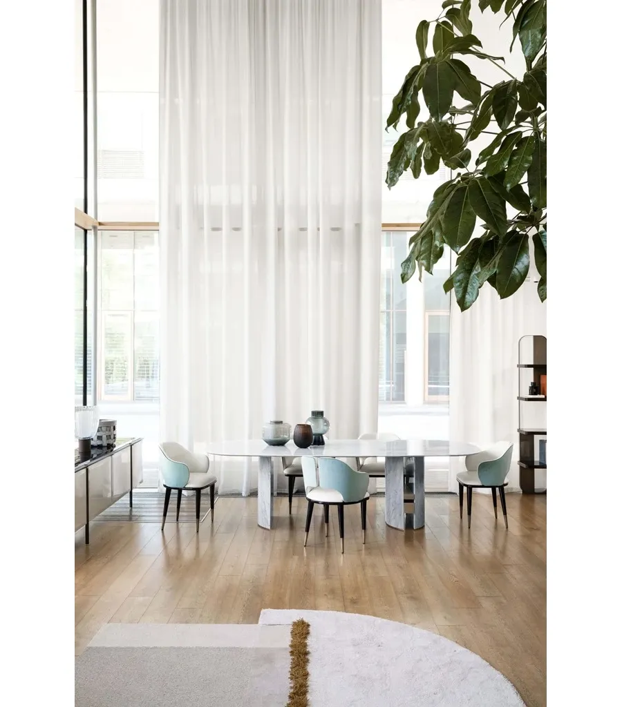 obrazek 12 Luksusowy włoski stół w stylu modernistycznym - do jadalni