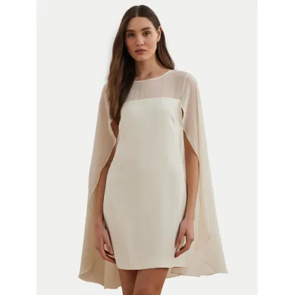 Zdjęcie LAUREN RALPH LAUREN Sukienka koktajlowa 253963771001 Écru Regular Fit