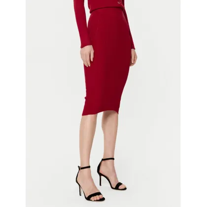Zdjęcie Guess Spódnica midi W5RD15 Z2V62 Czerwony Slim Fit