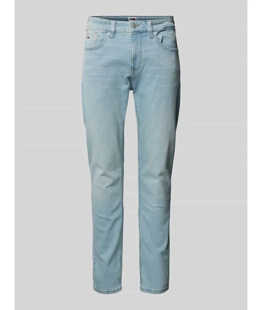 obrazek 1 Jeansy o kroju slim fit z 5 kieszeniami model ‘AUSTIN’