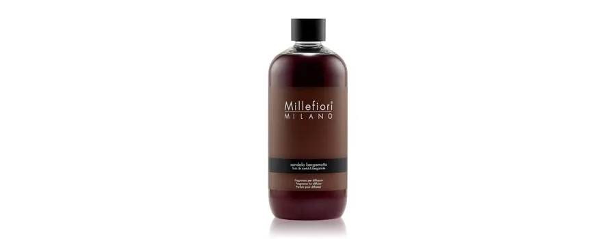 obrazek 1 Millefiori Milano Natural Sandalo Bergamotto Refill Zapach do pomieszczeń 500 ml