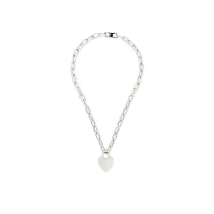 Zdjęcie Fossil Naszyjnik Harlow Linear Texture Heart JF04657040 Srebrny