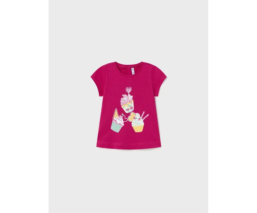 obrazek 1 Mayoral T-Shirt 1013 Różowy