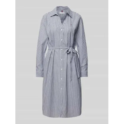 Zdjęcie Sukienka midi z wiązanym paskiem