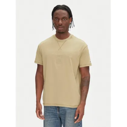Zdjęcie Tommy Jeans T-Shirt Tonal Crest DM0DM20805 Beżowy Relaxed Fit
