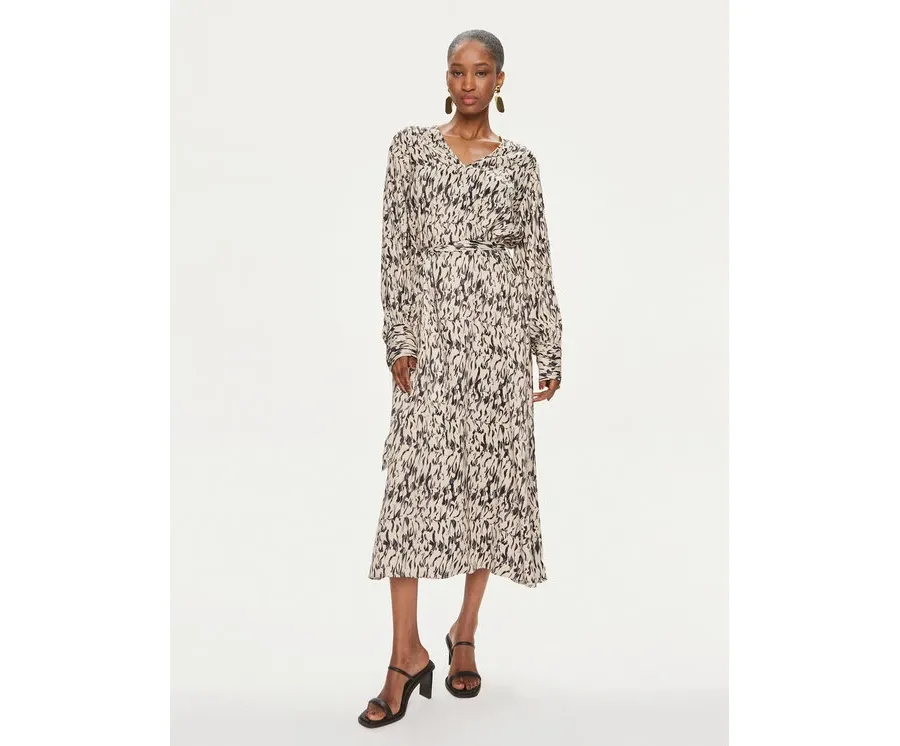 obrazek 1 Karen by Simonsen Sukienka koszulowa Nikole 10104885 Beżowy Regular Fit