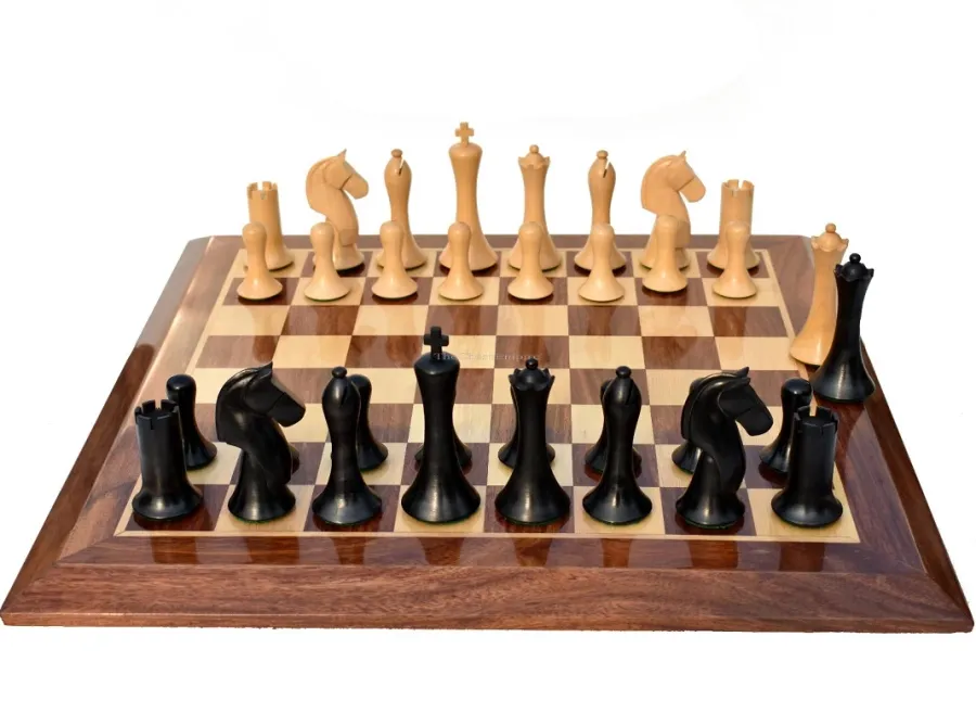 obrazek 2 Niepowtarzalna sztuka ręcznego rzemiosła w postaci zestawu szachowego - The Chess Empire