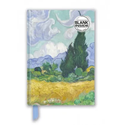 Zdjęcie Dziennik pusty (Vincent van Gogh: Pole pszenicy z cyprysami) - Flame Tree Publishing