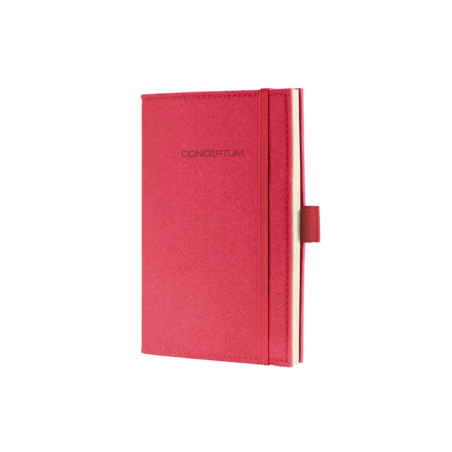 obrazek 1 Oryginalne notesy w miękkich okładkach z kolekcji Felt - Coral Red