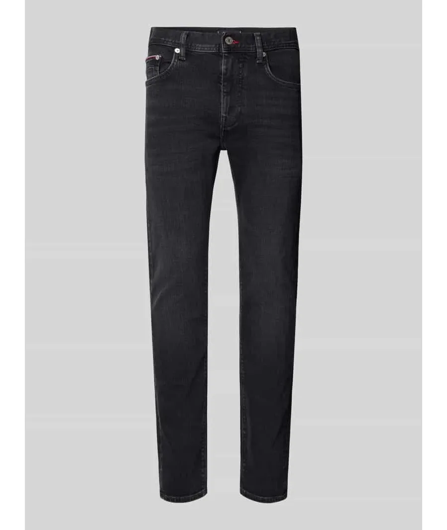 obrazek 1 Jeansy o kroju slim fit z 5 kieszeniami model ‘BLEECKER’