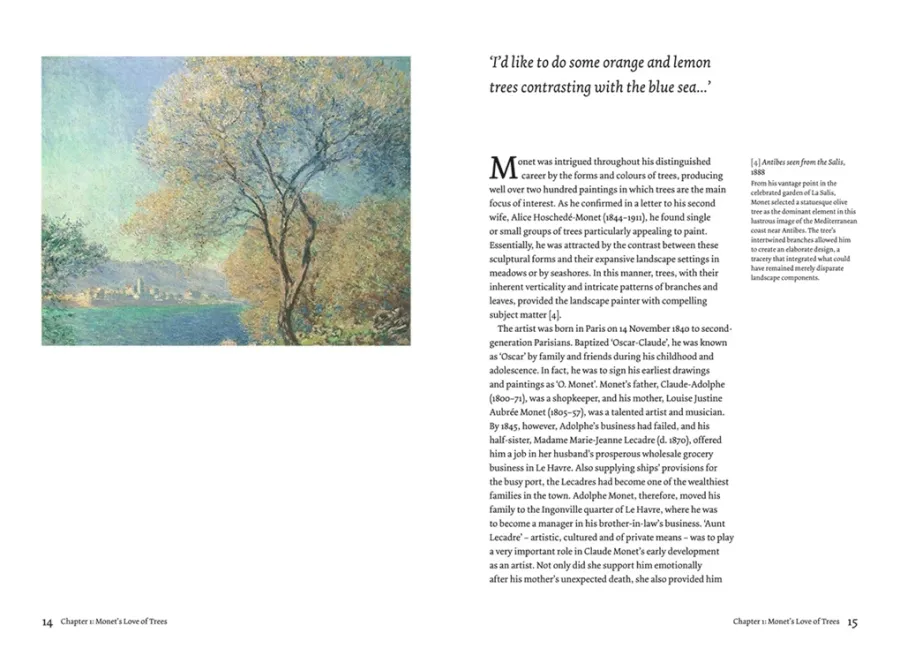 obrazek 5 Książka Drzewa Moneta Obrazy i rysunki Claude'a Monet - Thames & Hudson