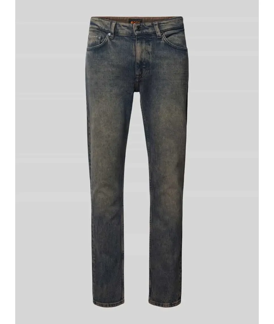 obrazek 1 Jeansy o kroju slim fit z 5 kieszeniami model ‘DELAWARE’