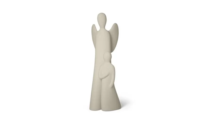 obrazek 4 Niesamowita figurka ceramiczna Anioł Stróż od włoskiej marki