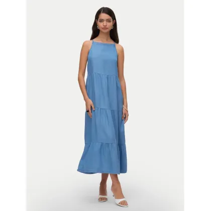 Zdjęcie Vero Moda Sukienka letnia Fleur 10326075 Niebieski Loose Fit