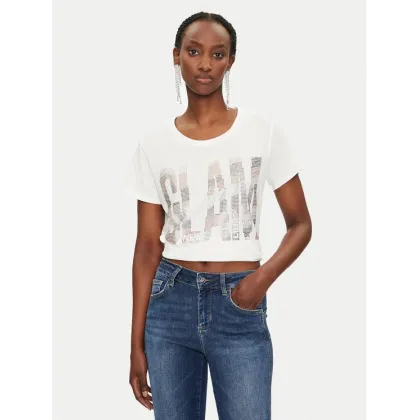 Zdjęcie Liu Jo T-Shirt TF4205 JS923 Biały Regular Fit