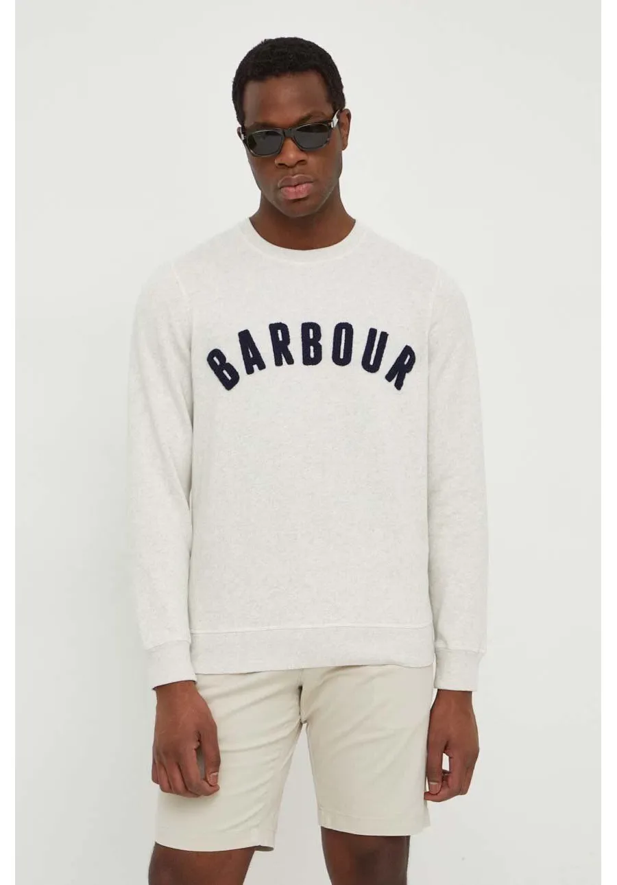 obrazek 1 Barbour bluza męska kolor beżowy melanżowa MOL0101