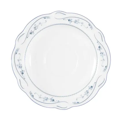 Zdjęcie Piękny spodek pod filiżankę do herbaty 13,5 cm zdobiony klasyczną dekoracją - Seltmann Weiden