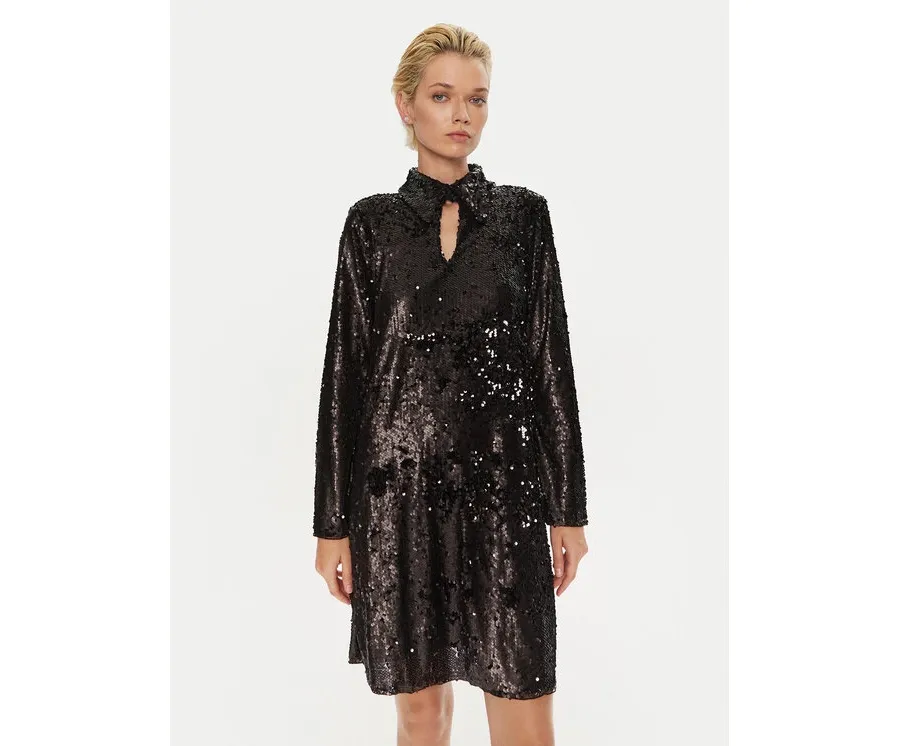 obrazek 1 Bruuns Bazaar Sukienka koktajlowa Uriela BBW4191 Czarny Regular Fit
