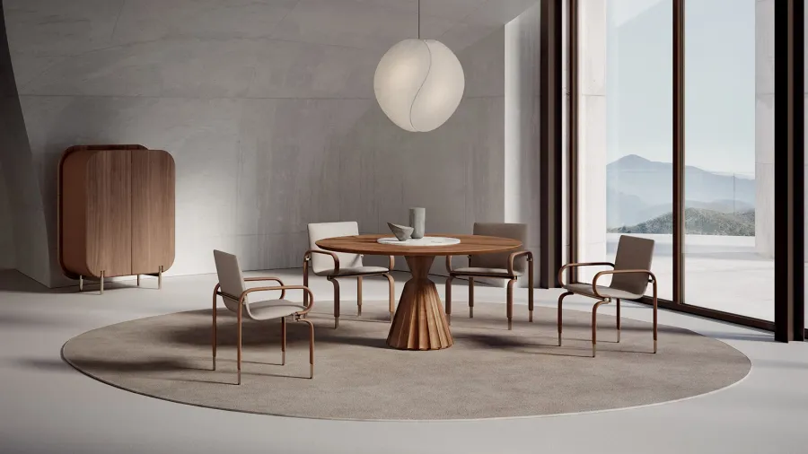 obrazek 4 Minimalistyczna włoska gablota do salonu