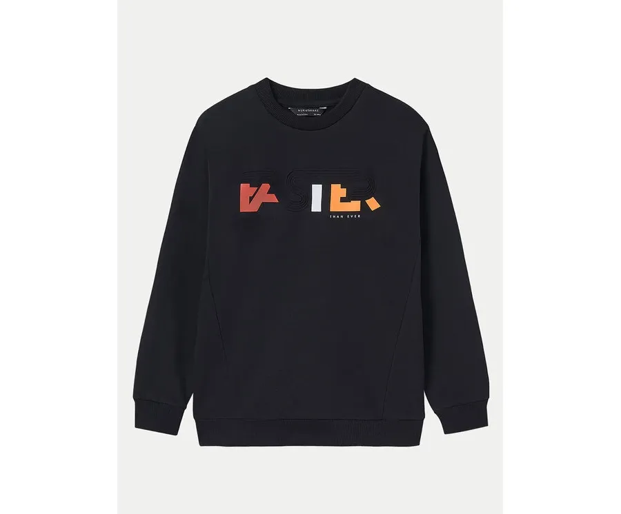obrazek 1 Mayoral Bluza 6483 Czarny Regular Fit