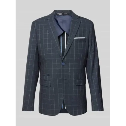 Zdjęcie Marynarka o kroju slim fit ze wzorem w kratę model ‘OASIS’