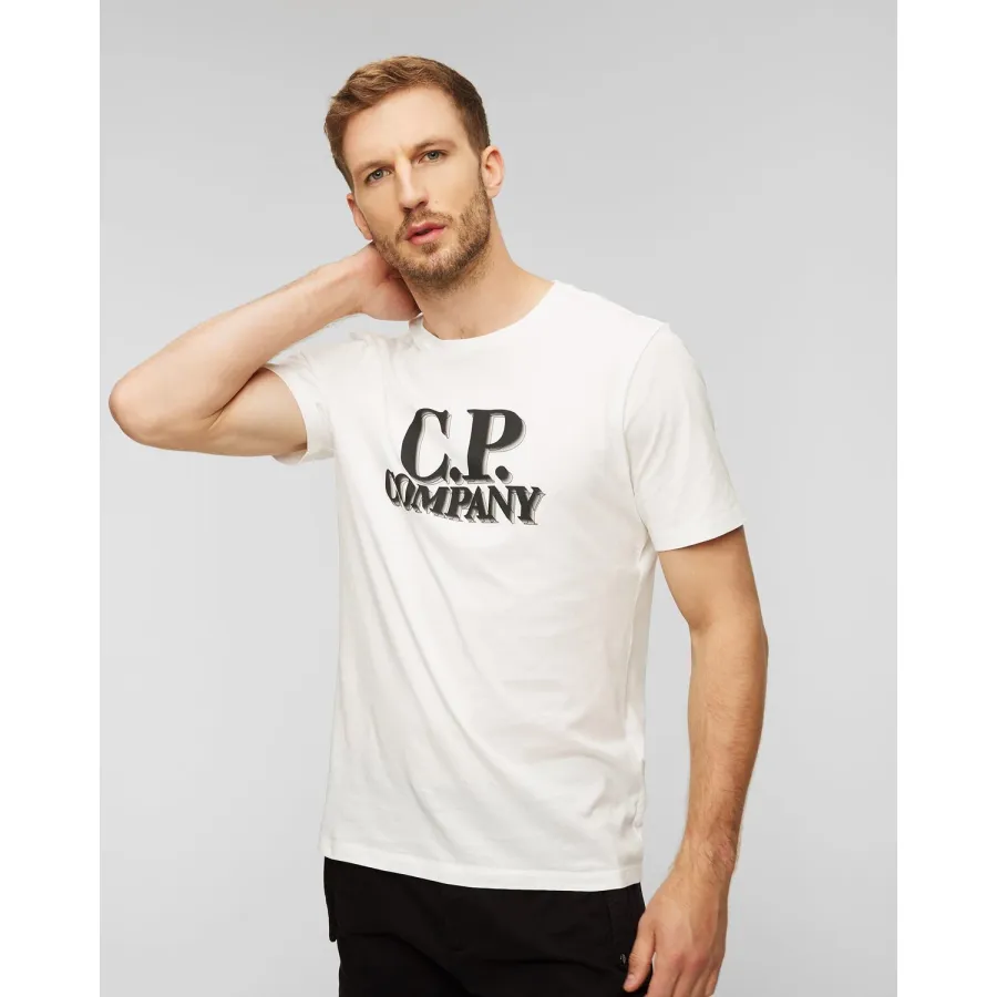 obrazek 1 Czarny T-shirt Męski C.p. Company CP Company