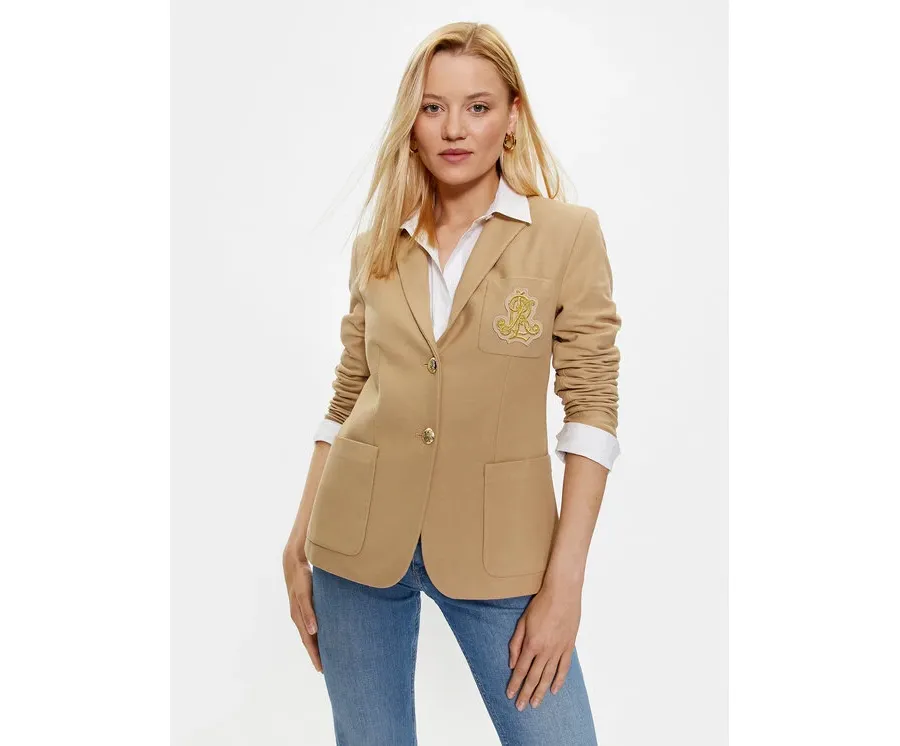 obrazek 1 Lauren Ralph Lauren Marynarka 200797305013 Beżowy Regular Fit LAUREN RALPH LAUREN