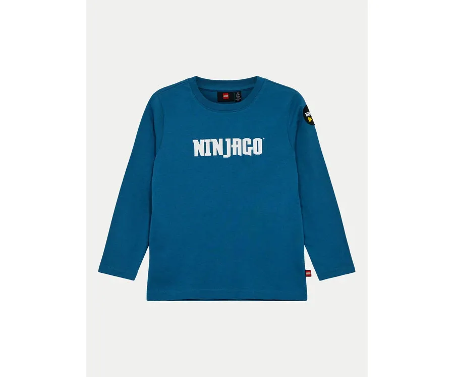 obrazek 1 LEGO Bluzka Ninjago 12011275 Niebieski Regular Fit