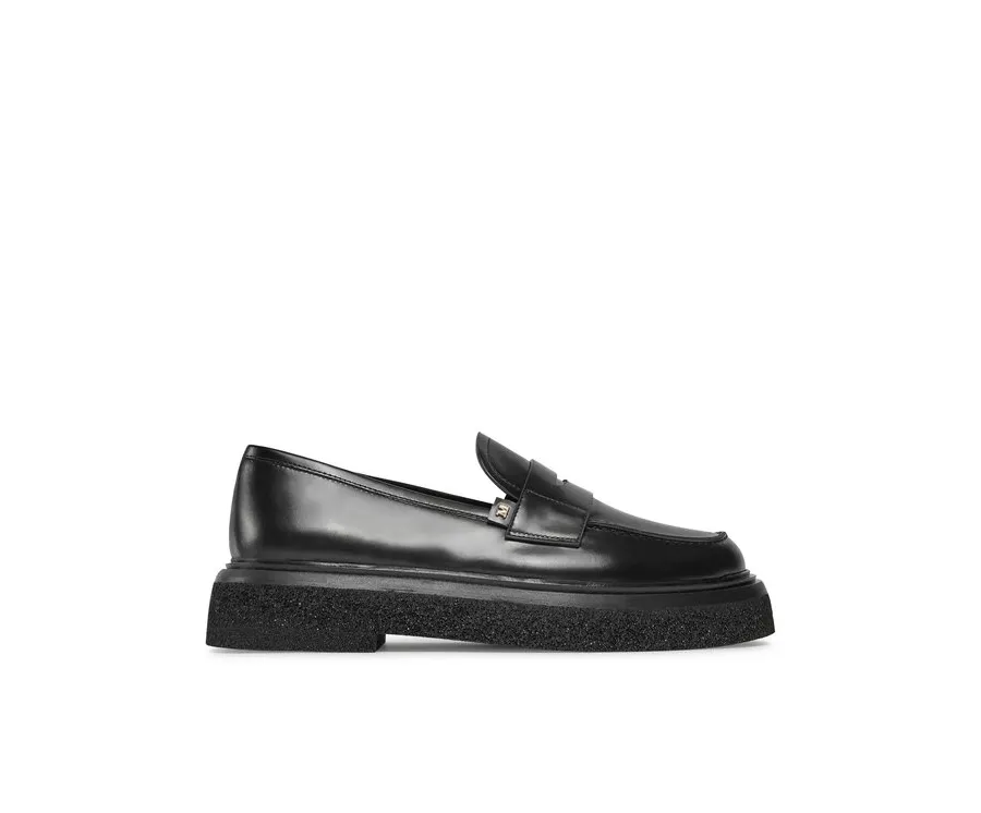 obrazek 1 Max Mara Loafersy Crepeloafer 23452619336 Czarny