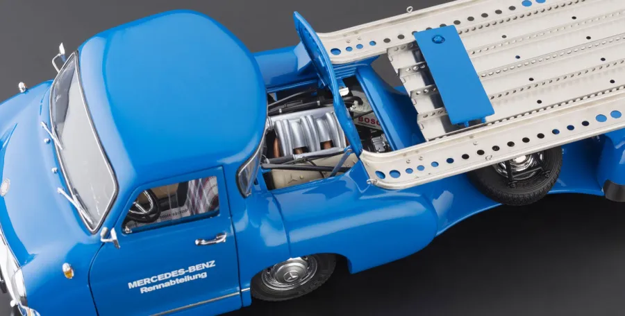 obrazek 5 Transporter samochodów wyścigowych Mercedes-Benz The blue Wonder, 1954/55