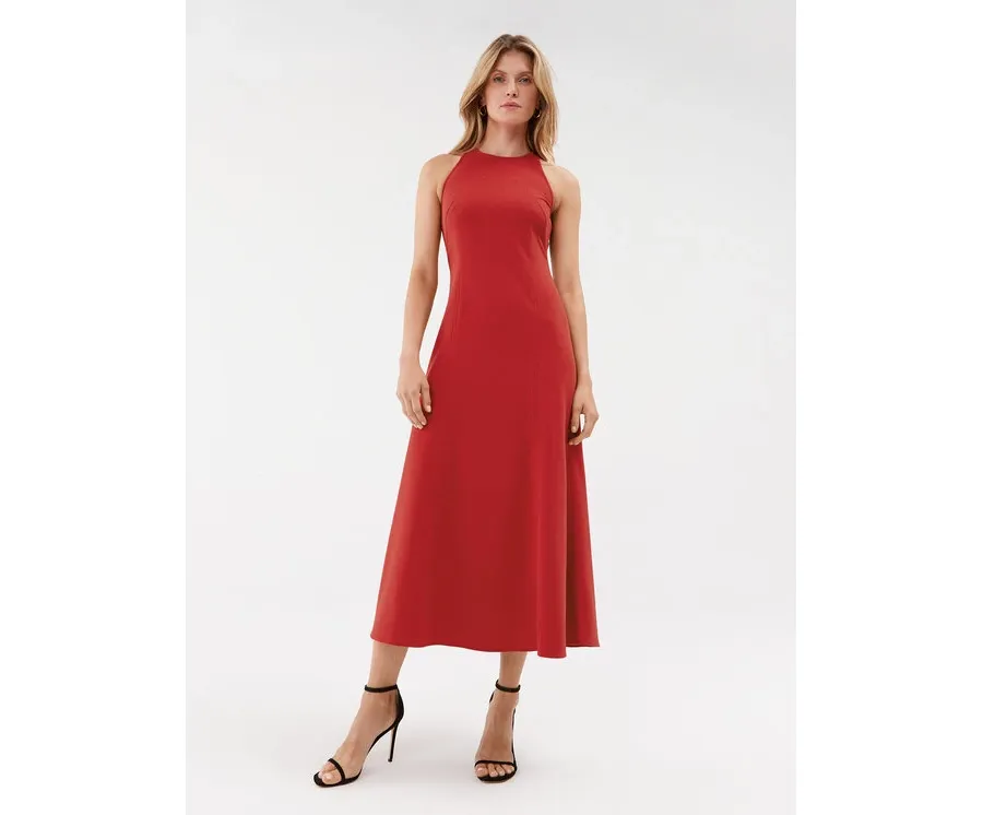 obrazek 1 IVY OAK Sukienka koktajlowa Nicolette IO1123F7585 Czerwony Regular Fit
