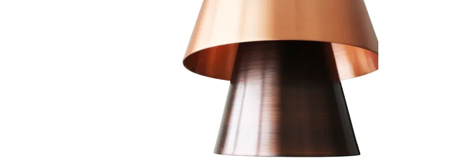 obrazek 3 Lampa wisząca Shard o podwójnym stożkowatym kloszu