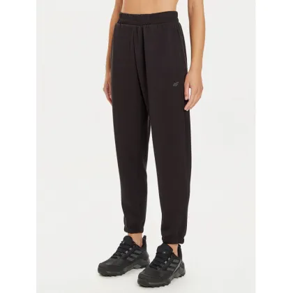 Zdjęcie 4F Spodnie dresowe 4FWAW24TTROF0840 Czarny Loose Fit