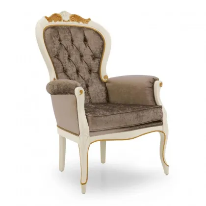 Zdjęcie Elegancki klasyczny fotel w stylu ludwikowskim - Sevensedie