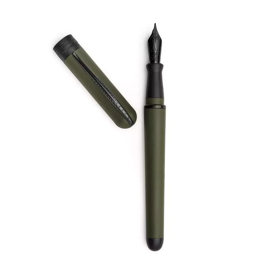 obrazek 1 Klasyczne pióro wieczne Avatar Ur - Glossy Palladium Military Green EF