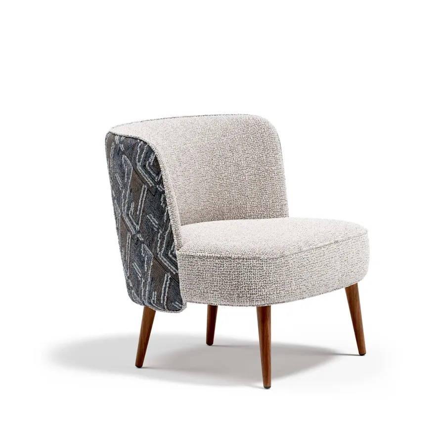 obrazek 2 Oryginalny modernistyczny fotel do salonu - prosto z Włoch